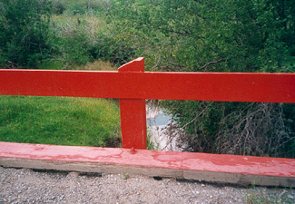 Bridge over Beaver Creek entering home yard